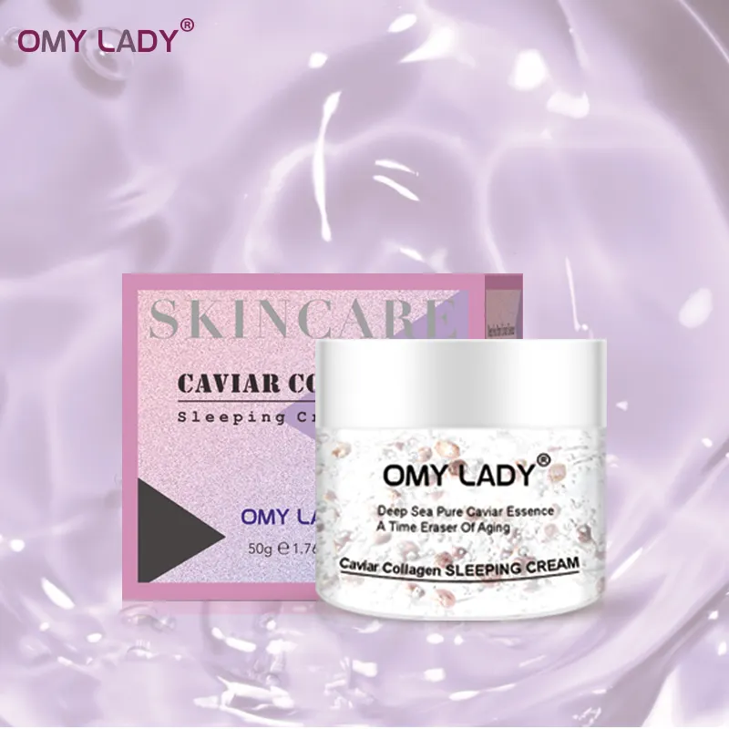 Omy Lady Caviar Nachtcrème Private Label Koreaanse Cosmetica Beste Anti Aging Gezicht Whitening Cream