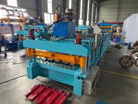 Línea de Producción Automática de Tejas Corrugadas/Esmaltadas/Trapezoidales, Máquina de Conformado de Doble Capa para Sudáfrica