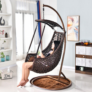 Sedia sospesa camera da letto ragazza piccola famiglia balcone pigro confortevole dormitorio rete rossa singola sedia a cesto appesa <span class=keywords><strong>altalena</strong></span> interna - Product Image 2