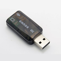 USB Virtual 5.1 Channel Externe Soundkarte für Mikrofon