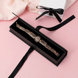 Caja de Regalo con Lazo, Papel Sintético, Impresión en Serigrafía, Lámina Dorada, Logotipo Personalizado, Ecológica y Sostenible para Joyería y Lápiz Labial - Product Image 4