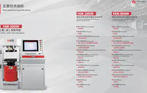 Usine vente 2000 kn Compression banc d'essai hydraulique Machine d'essai de pression équipement d'essai de laboratoire