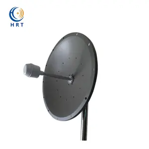 1700-4200MHz 4G 5g 2x24dbi Bộ định tuyến wifi ngoài trời MIMO món ăn ăng ten truyền thông với Bộ nạp màu đen