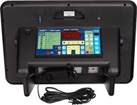 Tableau d'affichage LED Velleman WT3116, durable, minuteur 24 secondes, basketball, football, badminton, sports en intérieur et en extérieur, design facile à lire