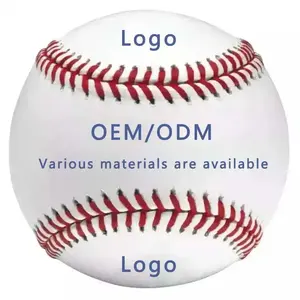 Custom Surface Material Professional Softball Ball Accessories Training Balls Custom Leather