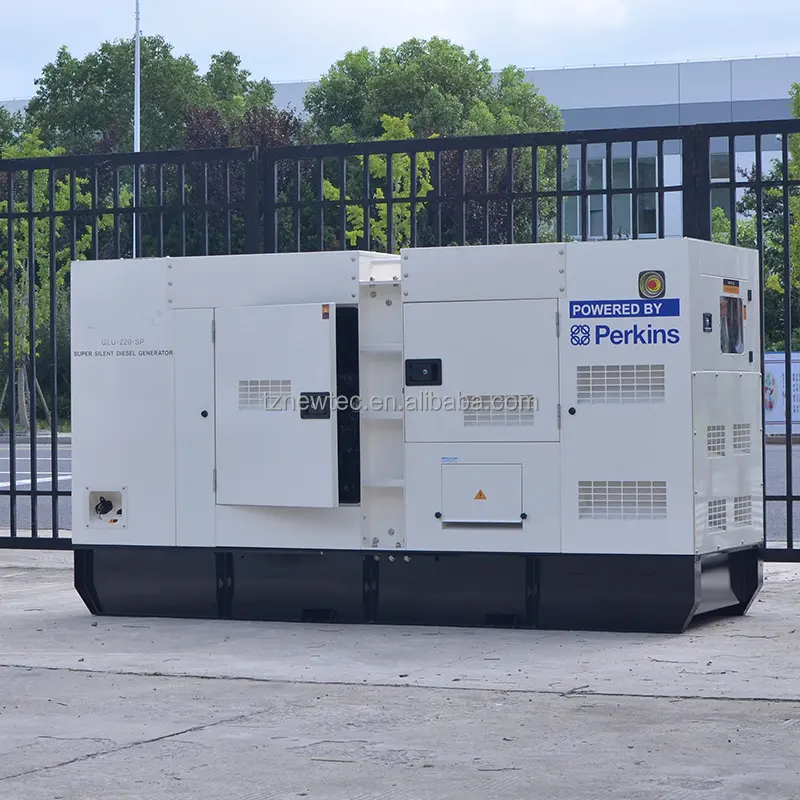 Generatore diesel 125kva con motore originale UK 1106-70TAG1 di alimentazione di emergenza silenzioso generatore diesel 125kva