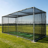 Filet de protection souple en maille plastique polyester avec service de découpe, séparateur de terrain intérieur pour la pratique sportive, cage de frappe de baseball
