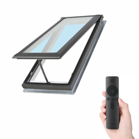 Fenêtre de toit de lucarne de contrôle d'application personnalisable protégée contre les UV de qualité supérieure pour les appartements urbains