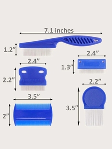 หวีและลูกกลิ้งกำจัดขนแบบละเอียดเป็นมิตรต่อสิ่งแวดล้อมสำหรับแมวสัตว์เลี้ยง - Product Image 4