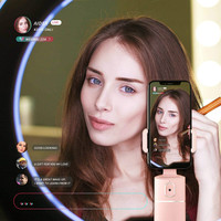 Capteur de mouvement à détection automatique de visage de haute technologie AI 360 support de téléphone à caméra rotative de suivi