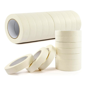 Mục đích chung Mặt nạ giấy trong nhà công nghiệp cao su keo trang trí Crepe 2 inch Màu Be Họa sĩ Crepe tự dính băng - Product Image 1