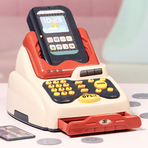 Ensemble de supermarché pour enfants, jeu d'imitation de supermarché avec scanner, caisse enregistreuse, machine POS - Product Image 2