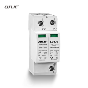 Dispositivo de Protección Contra Sobretensiones para Sistemas Solares de 600 V CC, 40 kA, 2 Polos, con Certificación CE, <span class=keywords><strong>Protector</strong></span> de Sobretensiones para Paneles Solares de 600 V CC con 2 Años de Garantía - Product Image 5
