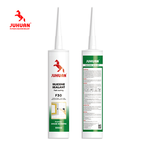 JUHAN F30 Mastic <span class=keywords><strong>silicone</strong></span> acetoxy à durcissement rapide, adhésif monocomposant pour fenêtres, portes, verre, décoration, signalétique et présentoirs - Product Image 1