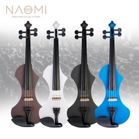 Xiaomi mijia — violon électrique 4/4 en bois massif, ramassage actif silencieux, tête de guitare 6 couleurs, nœud