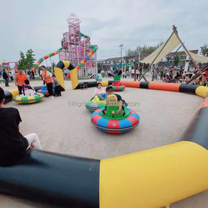 Auto de Choque Eléctrico Inflable para Niños QIQU con Luces LED, Control Remoto, Música y Giro de 360 Grados - Product Image 4