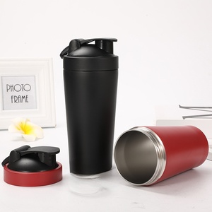 BPA Free 750ml Stainless Steel Shaker <strong>Bottle</strong> Single Wall Gym <strong>Blending</strong> Protein Shaker <strong>Bottle</strong> with Mixing Ball Custom Logo - Product Image 3