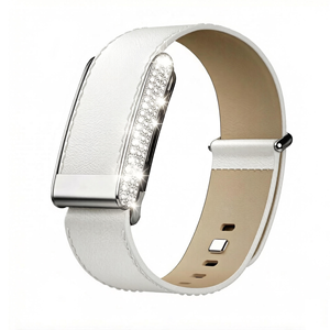 Fashion Bespoke Genuine Leather Diamond Breathable Comfortable Replacement <b>Straps</b> Compatible with Whoop 5.0 Device - Product Image 4