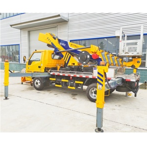 Diesel 4*2 Overhead Working Man <span class=keywords><strong>Lifter</strong></span> Bucket Camión de operación a gran altitud Camión de plataforma de trabajo aéreo - Product Image 1