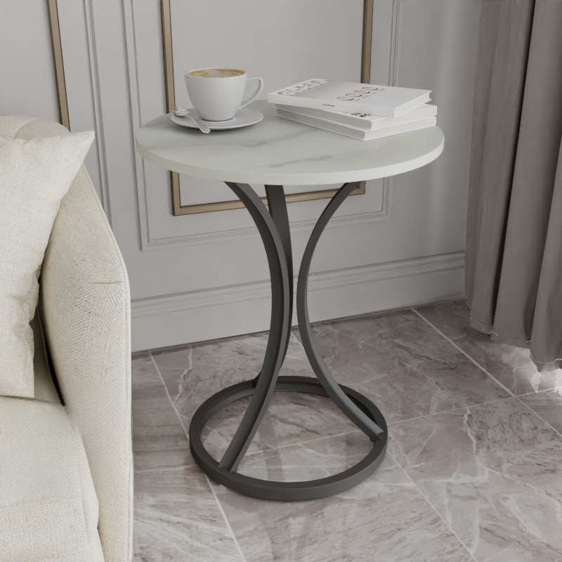 Black Legs + Snow Mountain White Slab