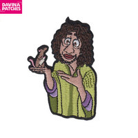 Patchs brodés personnalisés en gros en ligne, motifs de princesse à thermocoller, accessoires d'appliqué de dessins animés