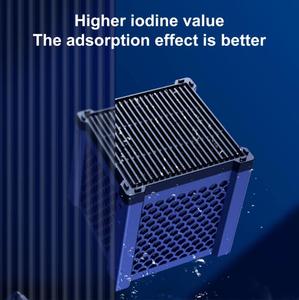 Hộp đựng màu xanh và đỏ với chất liệu lọc nước nhanh Carbon Cube, vật liệu lọc bể cá, khoáng chất & sản phẩm phi kim loại - Product Image 4