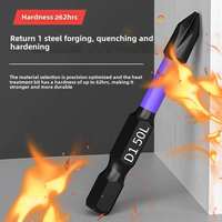 Tournevis Phillips Professionnel Industriel Réglable en Acier Inoxydable Haute Dureté Magnétique Antidérapant – Lot de 9