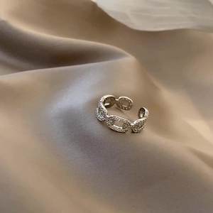 OEM hoja perla <span class=keywords><strong>Curba</strong></span> ajustable anillo de compromiso en forma de corazón CZ diamante anillo de bodas para niña - Product Image 3