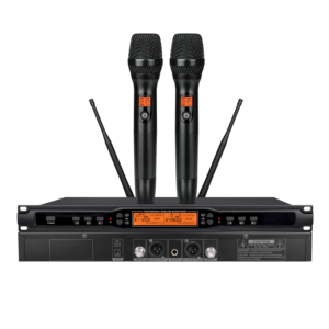 Sistema de Micrófono Inalámbrico Profesional EIF-1100, Micrófono de Mano con Conector XLR, Micrófono de Solapa, Micrófono de Diadema, Cancelación de Ruido, Ligero - Product Image 1