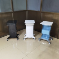 Chariot de Salon de Beauté Moderne en Acrylique et Plastique de Luxe TianFa avec Rotation à 360 Degrés - Ventes Mensuelles de 3000 Ensembles