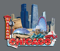Aimant de réfrigérateur en bois personnalisable Pays Maison Souvenir parfait Danemark Chicago Boston Las Vegas Hawaii Amérique-pour cadeaux