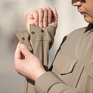 Pengfei caqui solapa táctica de secado rápido transpirable camisa impermeable de manga larga para hombre - Product Image 3