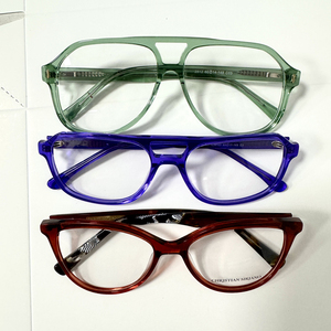 Montures de <span class=keywords><strong>lunettes</strong></span> en acétate épaisses carrées haut de gamme en gros mixtes, stock disponible, tendance, pour unisexe - Product Image 6