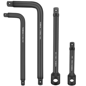 Barre d'extension de douille pour clé à chocs pneumatique Tuosen, type L, tige courbée, 1 pouce, 3/4 pouce, outil pneumatique - Product Image 1