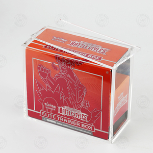 YAGELI Display Factory Acrylic Pokemoned Display Case Elite <b>Trainer</b> <b>Box</b> Protector - Product Image 2