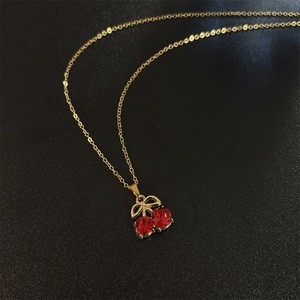 Collier Cercle Entrelacé <span class=keywords><strong>Grand</strong></span>-Mère avec Chaîne Perles Bambou, Bijoux Sportifs pour Femme - Product Image 4