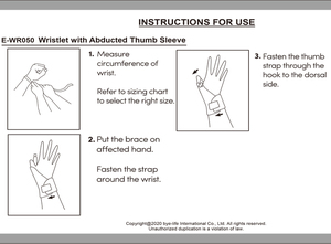 E-cuộc sống E-WR050 tay doanh thể thao ngón tay ngón tay cái hỗ trợ bảo vệ cổ tay hỗ trợ Wristlet với bắt cóc ngón tay cái tay áo - Product Image 4