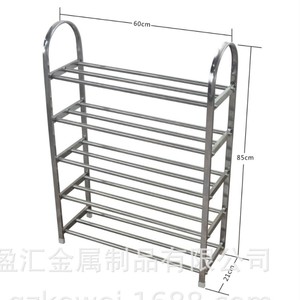 Stainless Steel Shoe Rack 5 Layers Space Saving Storage For Home Dormitory Doorway Use - Product Image 4