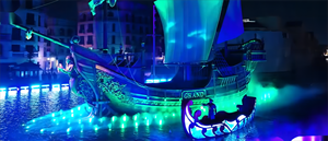 Fontaine de bateau Vietnam avec écran de cinéma d'eau - Product Image 5