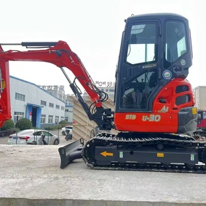 Mini-excavatrice hydraulique sur chenilles d'occasion Kubota U30, U35, 20, 30, 55 – Équipement de chantier d'occasion en promotion, état quasi neuf (99%) - Product Image 5