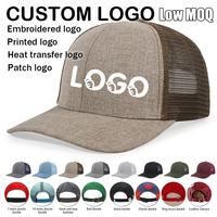 Gorra Trucker Deportiva de 6 Paneles con Malla, Bordado 3D de Alta Calidad, Logotipo Personalizado con Impresión en Seda