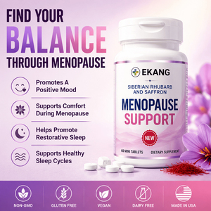 Tabletas de Suplementos Naturales a Base de Hierbas para el Cuidado de la Salud en la Menopausia, para los Sintomas de la Menopausia, Sudor Nocturno y Alteraciones del Estado de Ánimo - Product Image 1
