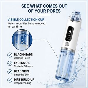 Aspiradora de Puntos Negros Z, Limpiador de Poros por Succión de Agua, Dispositivo de Belleza Eléctrico para Limpieza Facial, Portátil para Uso Doméstico - Product Image 4