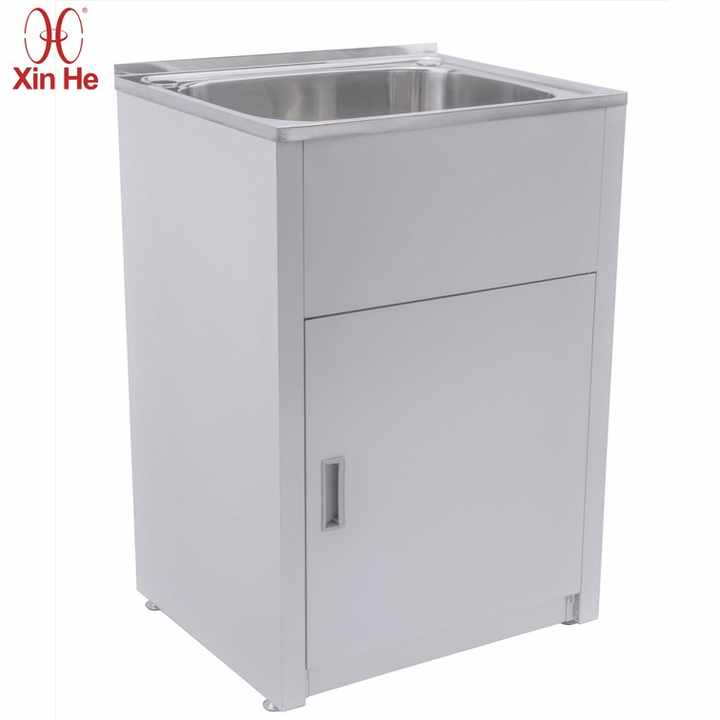 Stainless Steel Laundry Sink Cabinet - Durable & Eco-friendly