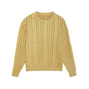 Pull en tricot uni à manches longues pour garçons - Pull décontracté confortable pour l'automne et l'hiver - Product Image 1