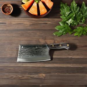 Cuchillo de Carnicero Chino de Acero Inoxidable Forjado a Mano con Mango de Madera, Cuchillo de Cocina para Carnicería, Venta Caliente - Product Image 6