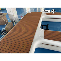 Dock gonflable en forme de E pour jet ski, double rampe ponton personnalisée, quai marin gonflable en PVC pour yacht, pour mer/ lac