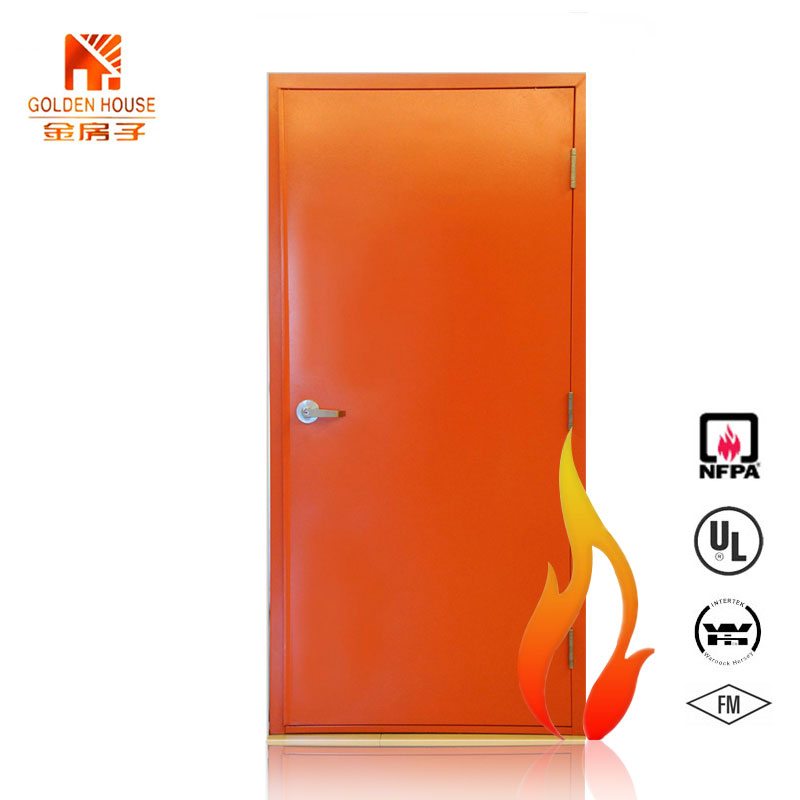 WH/UL/FM Metal Fire Doors 3 Hour Steel Fire Door - Golden House