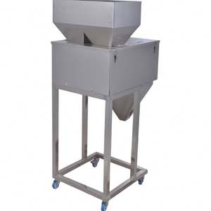 Dispensador de Alta Precisión de Acero Inoxidable con 2 Cabezales para Llenado de Bolsas de 500g de Uvas, Frutos Secos, Bayas de Goji, Especias, Polvo, Harina, Café y Té - Product Image 2