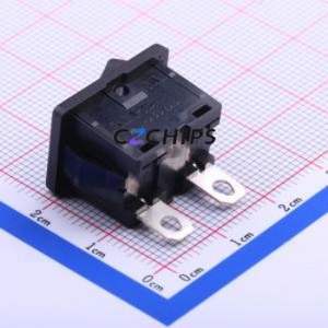 SDDJE11600 Rocker Switch Through hole Component (THT) Switch 21mm 15mm 24.2mm Concave Bend - Product Image 1
